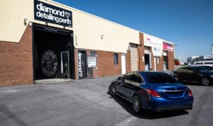 Outside view of the Diamond Detailing Perth specialist workshop facility