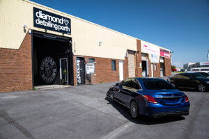 Exterior of Diamond Detailing Perth studio with cars arriving for paint protection