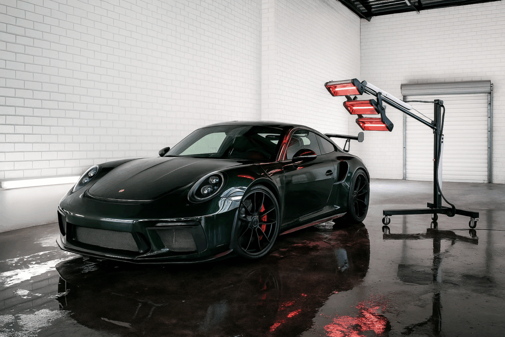 Porsche 911 GT3 RS protected with ceramic coating at Diamond Detailing Perth studio