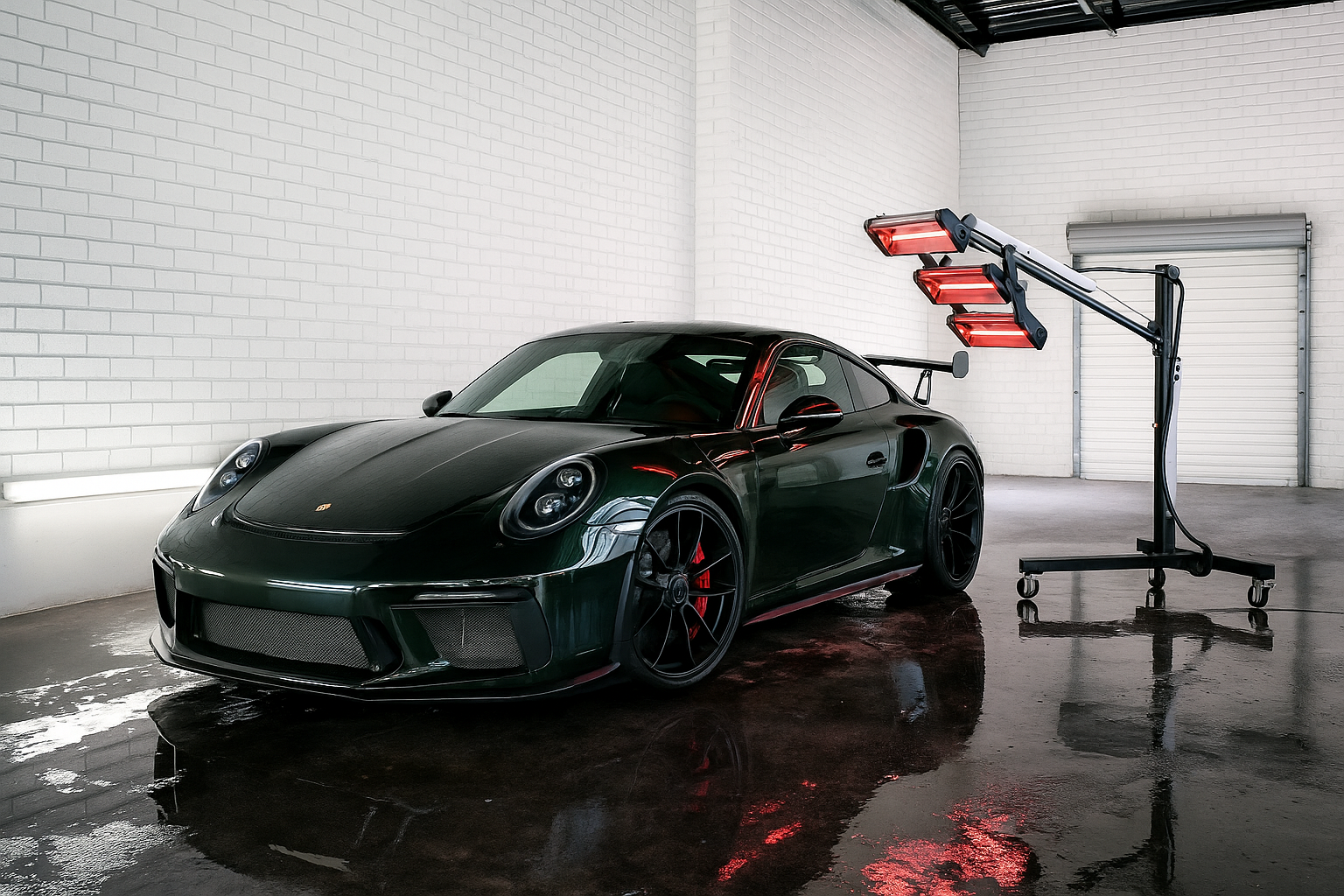 Porsche 911 GT3 RS protected with ceramic coating at Diamond Detailing Perth studio